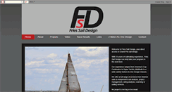 Desktop Screenshot of friessaildesign.com